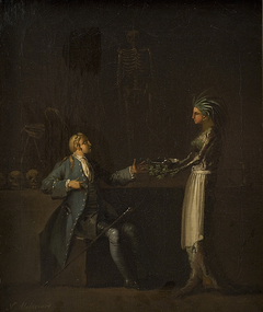 The Doctor´s Wife Reveals her Husband´s  Intention of Anatomising Niels Klim by Nicolai Abildgaard