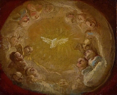 The Dove of the Holy Ghost surrounded by Cherubim by Mariano Rossi