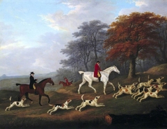 The Earl of Darlington Fox-Hunting with the Raby Pack: Going to Cover by John Nost Sartorius