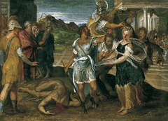 The Execution of St John the Baptist by Andrea Schiavone