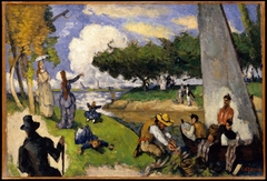 The Fishermen (Fantastic Scene) by Paul Cézanne