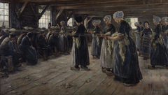 The Flax Barn at Laren by Max Liebermann