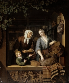 The Grocer’s Shop by Frans van Mieris the Younger