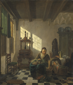 The Housewife by Abraham van Strij