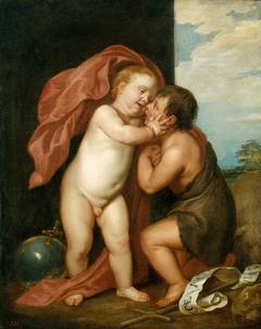 The Infant Christ and St John the Baptist by Anthony van Dyck