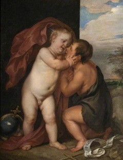 The Infant Christ with St John by Anthony van Dyck