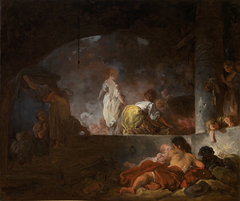 The Laundresses by Jean-Honoré Fragonard