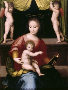 The Madonna and Child with Putti by Andrea del Brescianino