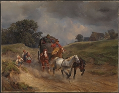 The Mail Coach by Hermann Kauffmann