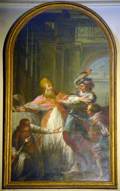 The martyrdom of Saint Thomas Becket by Jean-Baptiste Marie Pierre