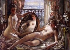 The Mirror - Philip Wilson Steer - ABDAG003406 by Philip Wilson Steer