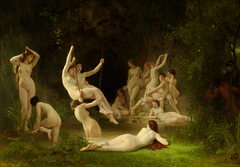 The Nymphaeum by William-Adolphe Bouguereau