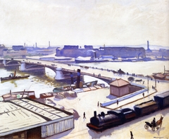 The quai de Paris in Rouen by Albert Marquet