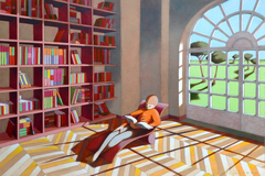 The reading  room by federico cortese