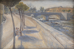 The River Liri, Italy by Theodor Philipsen