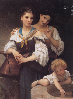 The secret by William-Adolphe Bouguereau