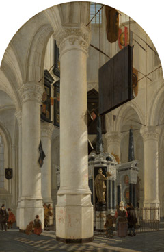 The Tomb of William the Silent in the Nieuwe Kerk in Delft by Gerard Houckgeest