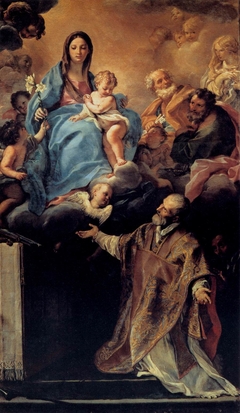 The Virgin Appearing to St Philip Neri by Carlo Maratta