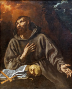 The Vision of St Francis of Assisi by Luis Tristan