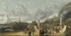 The Whale-oil Refinery near the Village of Smerenburg by Cornelis de Man