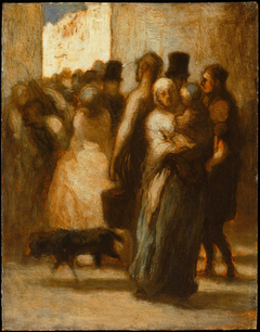 To the Street by Honoré Daumier