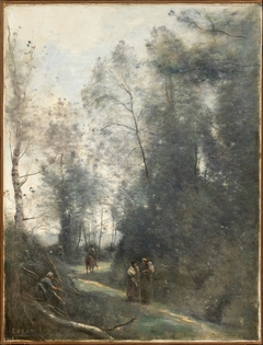 Turn in the Road by Jean-Baptiste-Camille Corot