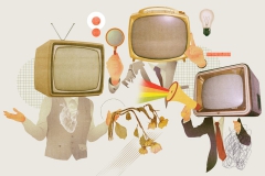 TV Heads by Tof Zapanta