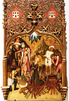 Martyrdom of Saint Lucy by Bernat Martorell