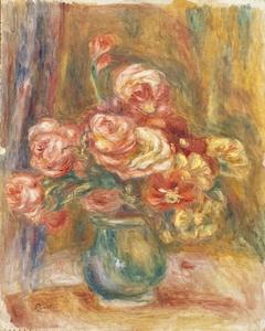 Vase of Roses by Auguste Renoir