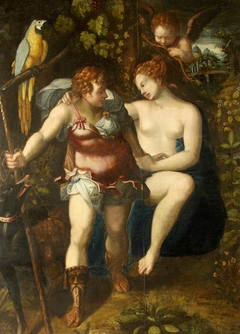 Venus and Adonis (after North Italian School) by Isaac Seeman