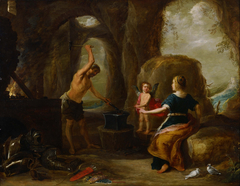 Venus Visiting Vulcan’s Forge by David Teniers the Elder