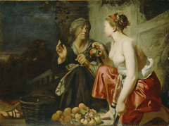 Vertumnus and Pomona by Anonymous