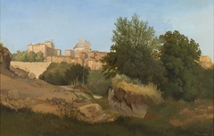 View of Ariccia by Gustaf Wilhelm Palm