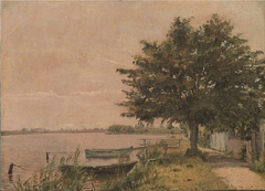 View of Dosseringen towards Nørrebro by Christen Købke