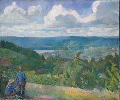 View of Kristianiadalen by Oluf Wold-Torne