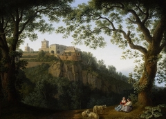 View of Massa Lubrense. by Jacob Philipp Hackert