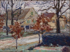 View of Melrose Street from the Spiers' Porch by Walt Kuhn