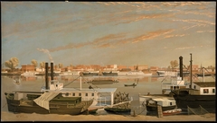 View of Sacramento, California from across the Sacramento River by George Tirrell