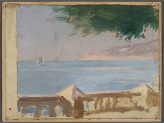 View of the sea from the Bakhchi-Dere villa in Yalta. From the journey to Crimea by Jan Ciągliński