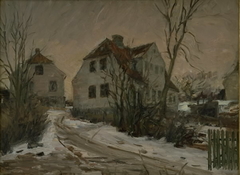 Vinterdag i Lyngby by Albert Gottschalk