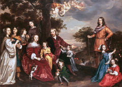 Willem van den Kerckhoven and his Family by Johannes Mytens