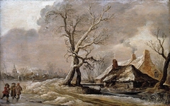 Winter on the River by Jan van Goyen