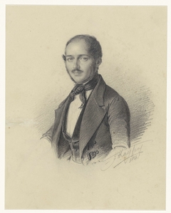 Zelfportret van Joseph Kayser by Joseph Kayser